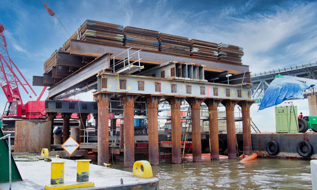 mario cuomo bridge test piles 03