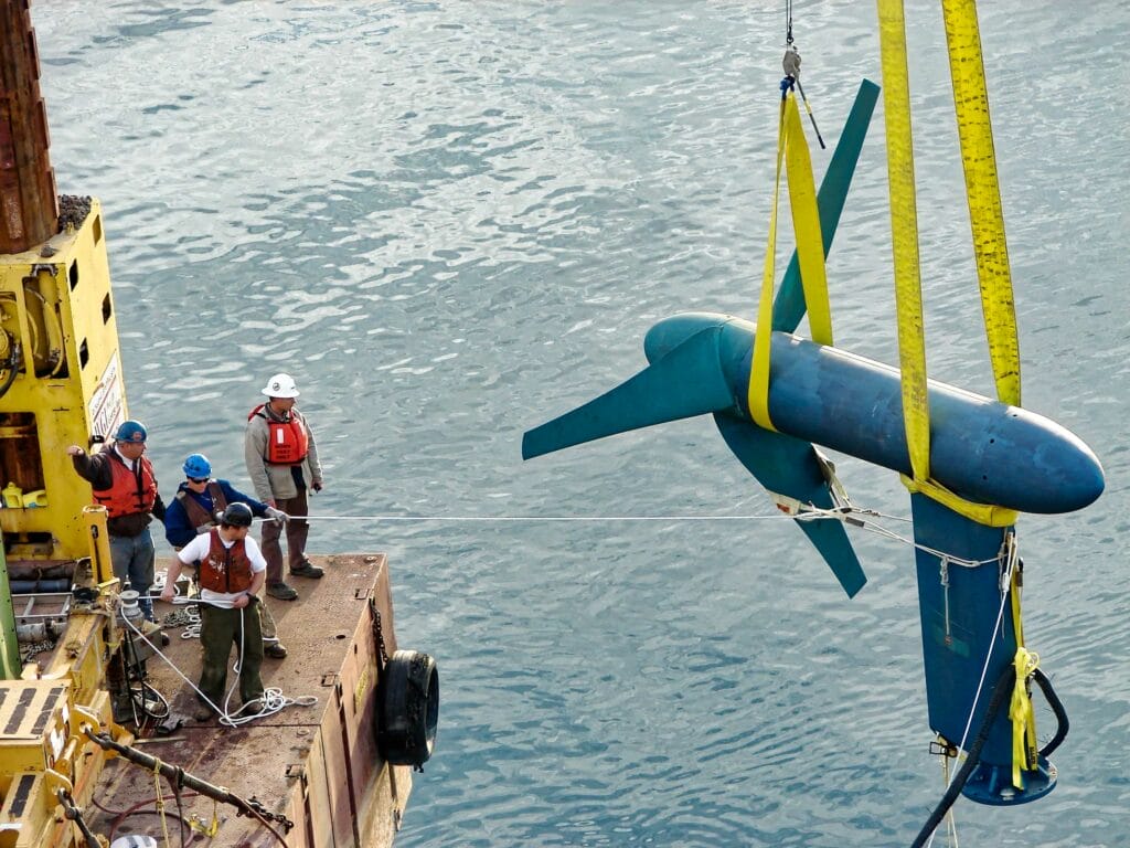 verdant underwater turbine lift sling